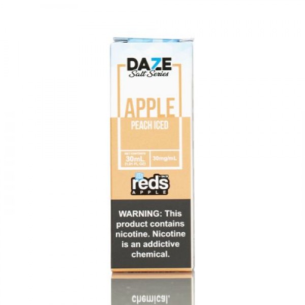 ICED PEACH - RED'S APPLE E-JUICE - 7 DAZE SALT - 30ML