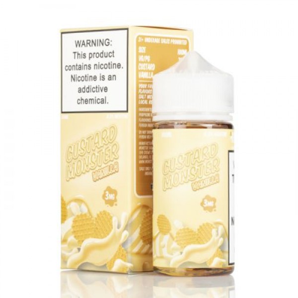 VANILLA CUSTARD - CUSTARD MONSTER - JAM MONSTER LIQUIDS - 100ML