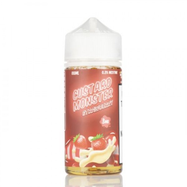 STRAWBERRY CUSTARD - CUSTARD MONSTER - JAM MONSTER LIQUIDS - 100ML