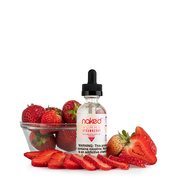 Yummy Strawberry by Naked 100 E-Liquid 60ml