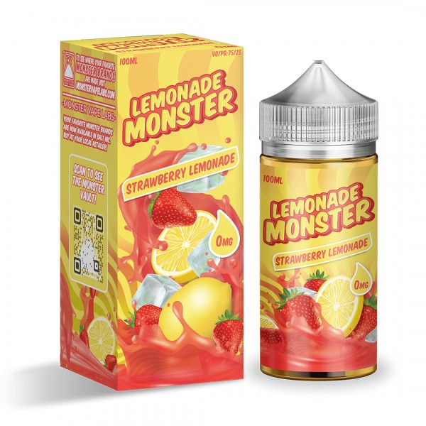 STRAWBERRY LEMONADE - LEMONADE MONSTER LIQUID - 100ML