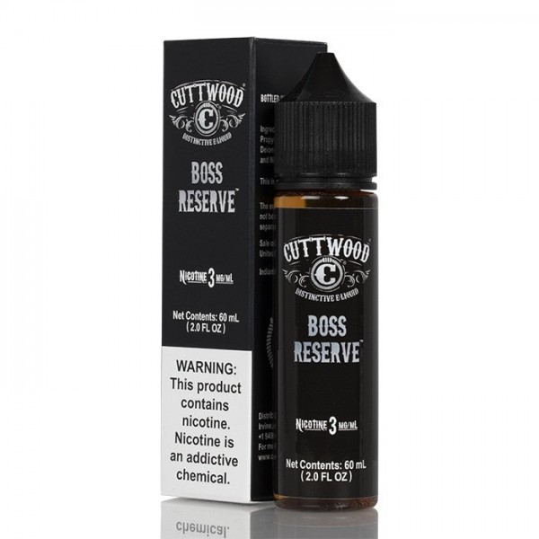 BOSS RESERVE - CUTTWOOD E-LIQUID - 120ML